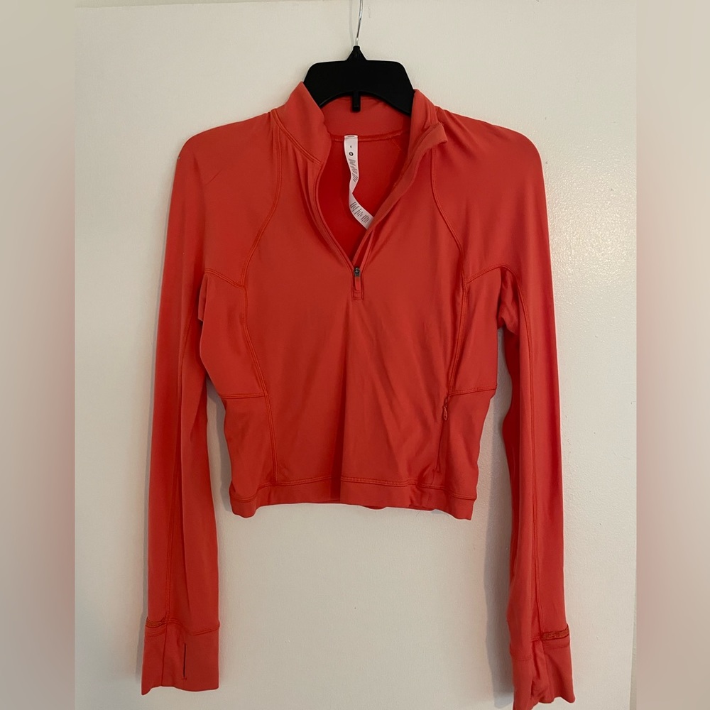 LuluLemon It’s Rulu Run Crop Half-Zip Pullover